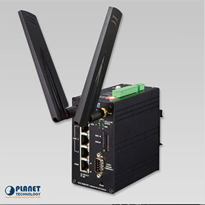 Foto Gateway 4G LTE para aplicaciones industriales.